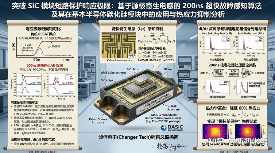 200ns超快故障感知算法 西西米乐 专注碳化硅分立器件及模块的研发